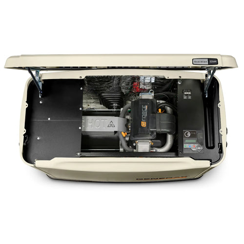 Generac Guardian Series 22,000 Watt (22kw) Dual Fuel 50-State Air-Cooled Home Standby Generator with 200-Amp Whole Home Transfer Switch - Model 7043