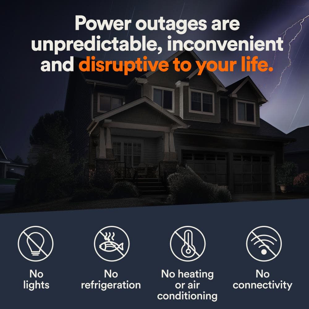 Generac Guardian Series 24,000 Watt (24kw) Dual Fuel 50-State Air-Cooled Home Standby Generator with RSXW200A3 Transfer Switch - Model 7210